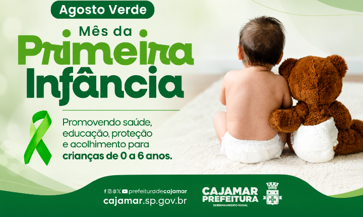 Agosto Verde: Mês da Primeira Infância destaca a importância do cuidado com as crianças