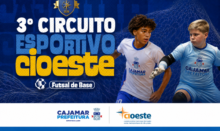 Cajamar recebe abertura do 3º Circuito Esportivo Cioeste de futsal de base