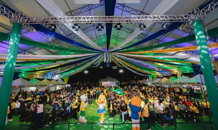 Centro de Eventos Boiódromo recebe milhares de pessoas e marca estreia de sucesso do “Cajamar na Torcida pelo Hexa”