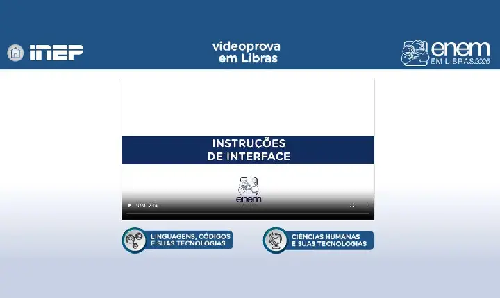 Plataforma Enem Libras ganha atualização com provas de 2017 a 2025