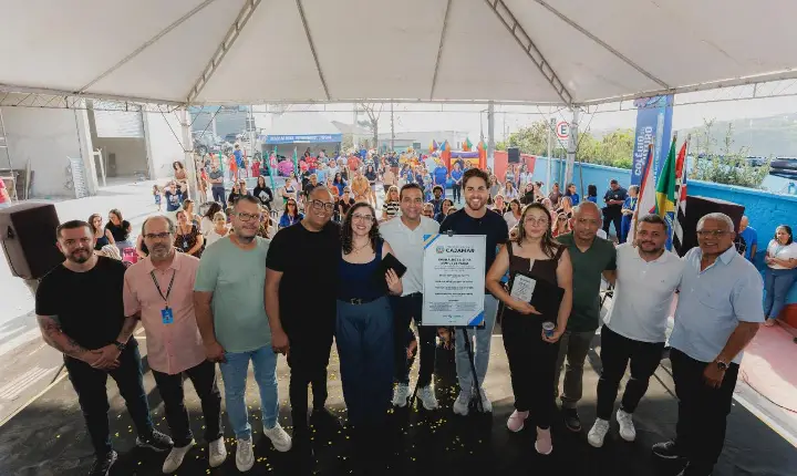 Prefeitura de Cajamar entrega EMEB Aline Cristina Santos de Paula dentro dos padrões do Colégio do Futuro