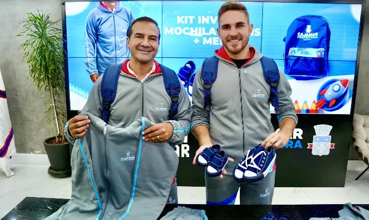 Prefeitura de Cajamar inicia entrega de kits de inverno completos para alunos do Colégio do Futuro