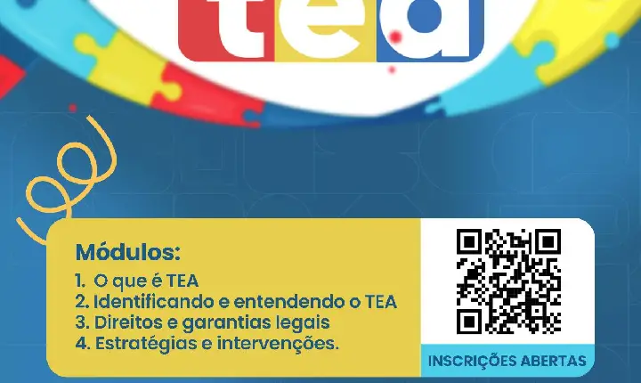 SEDPcD lança curso gratuito ‘Entendendo o TEA’ sobre direitos das pessoas autistas; saiba como se inscrever