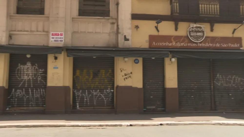40 restaurantes do Centro de SP fecharam as portas no último ano por conta do aumento da violência