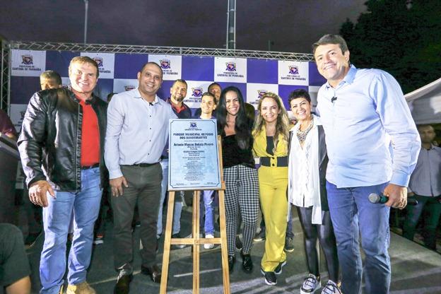 Prefeito Marcos Tonho entrega 9º parque municipal de Santana de Parnaíba no bairro Refúgio dos Bandeirantes
