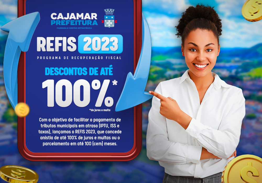 REFIS 2023: Prefeitura anuncia programa de parcelamento de dívidas para recuperação fiscal