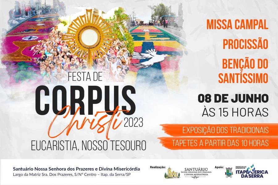 Tapetes de Corpus Christi de Itapecerica da Serra serão confeccionados no próximo dia 8 de junho