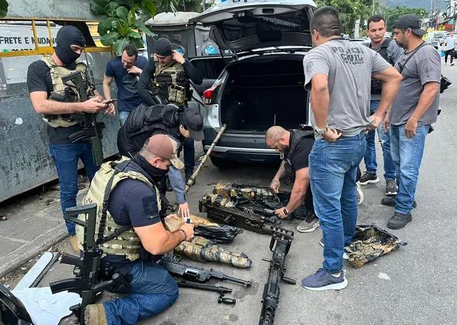Polícia do Rio recupera 8 de 21 armas furtadas do Exército em Barueri