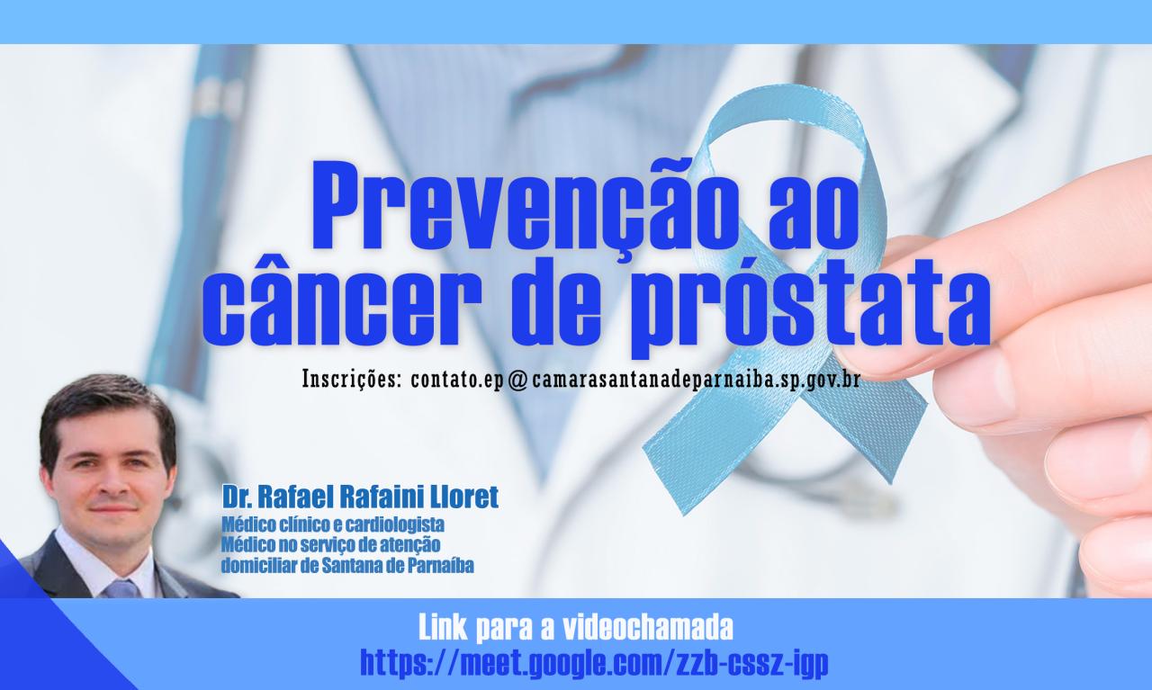 Escola do Parlamento parnaibano realiza palestra sobre prevenção ao câncer de próstata