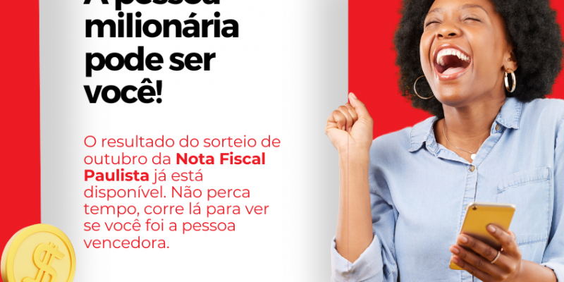 Nota Fiscal Paulista: moradora de Ribeirão Preto leva prêmio especial de R$ 2 milhões