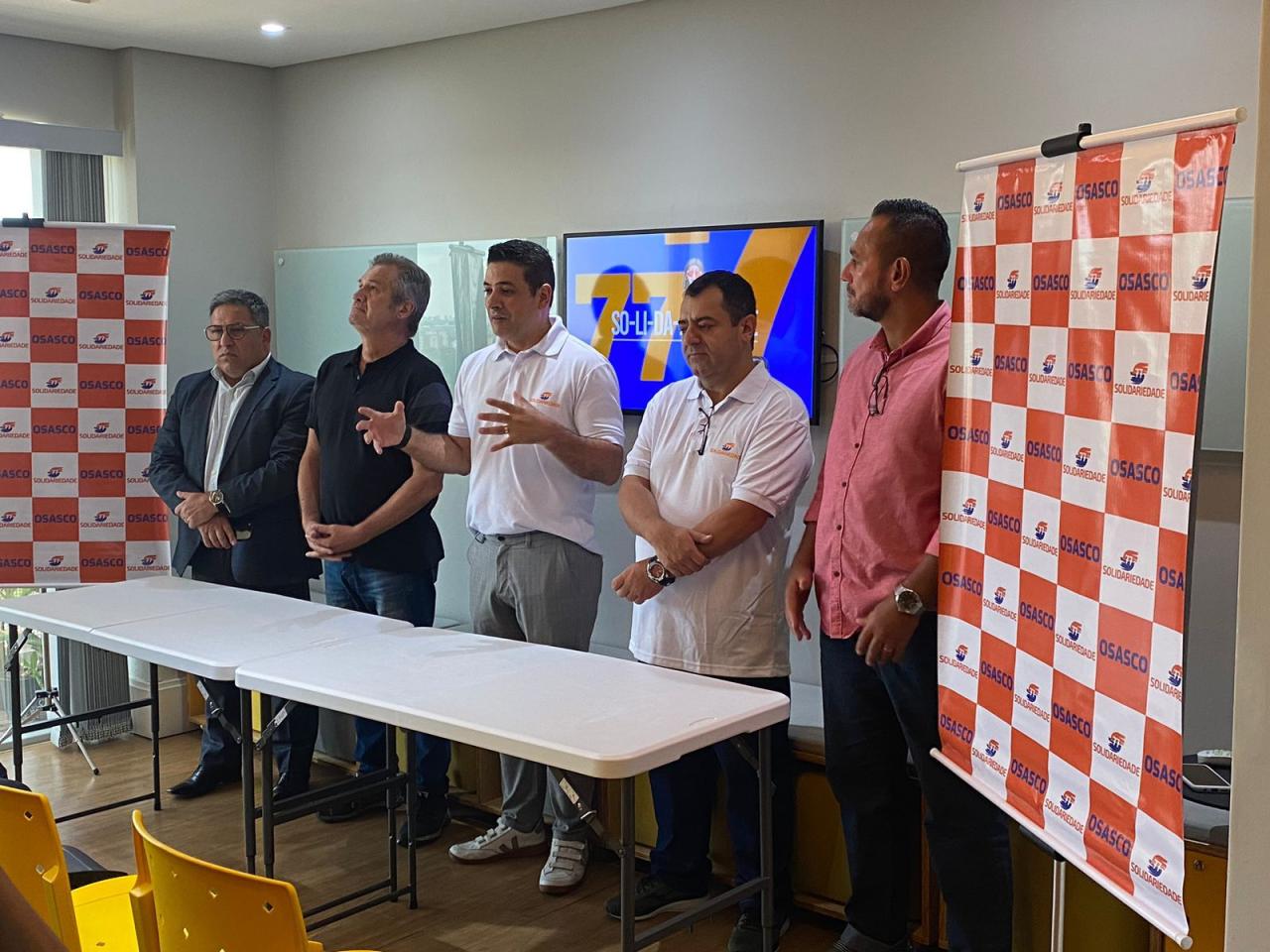 Solidariedade apresenta nova diretoria, que irá apresentar candidato ao executivo