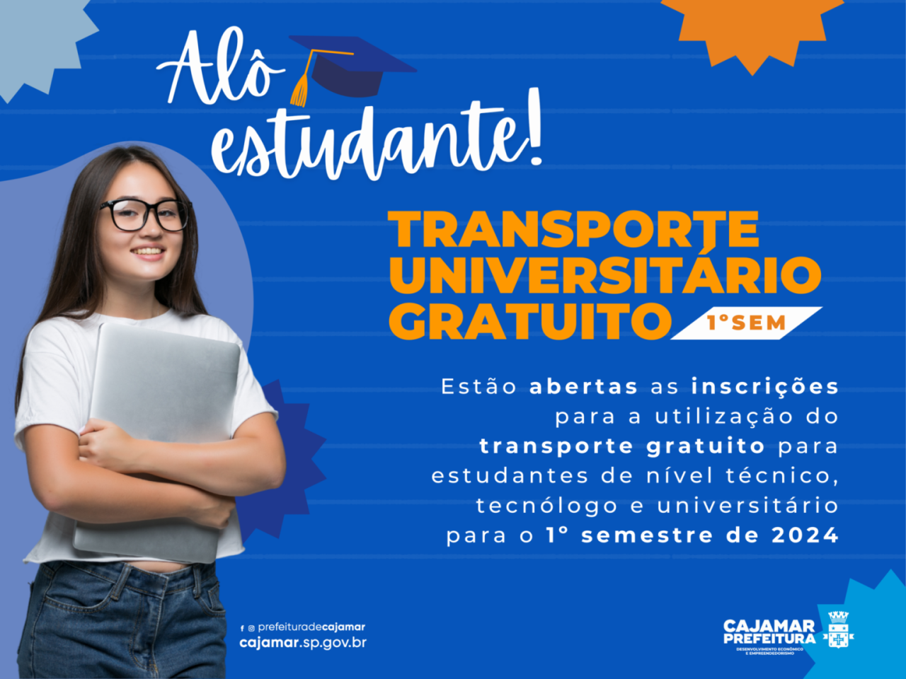 Abertas as inscrições para uso do transporte universitário gratuito em 2024