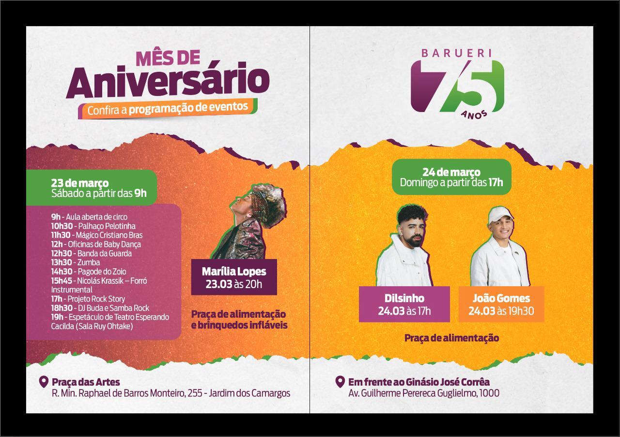Barueri: Mês de Aniversário