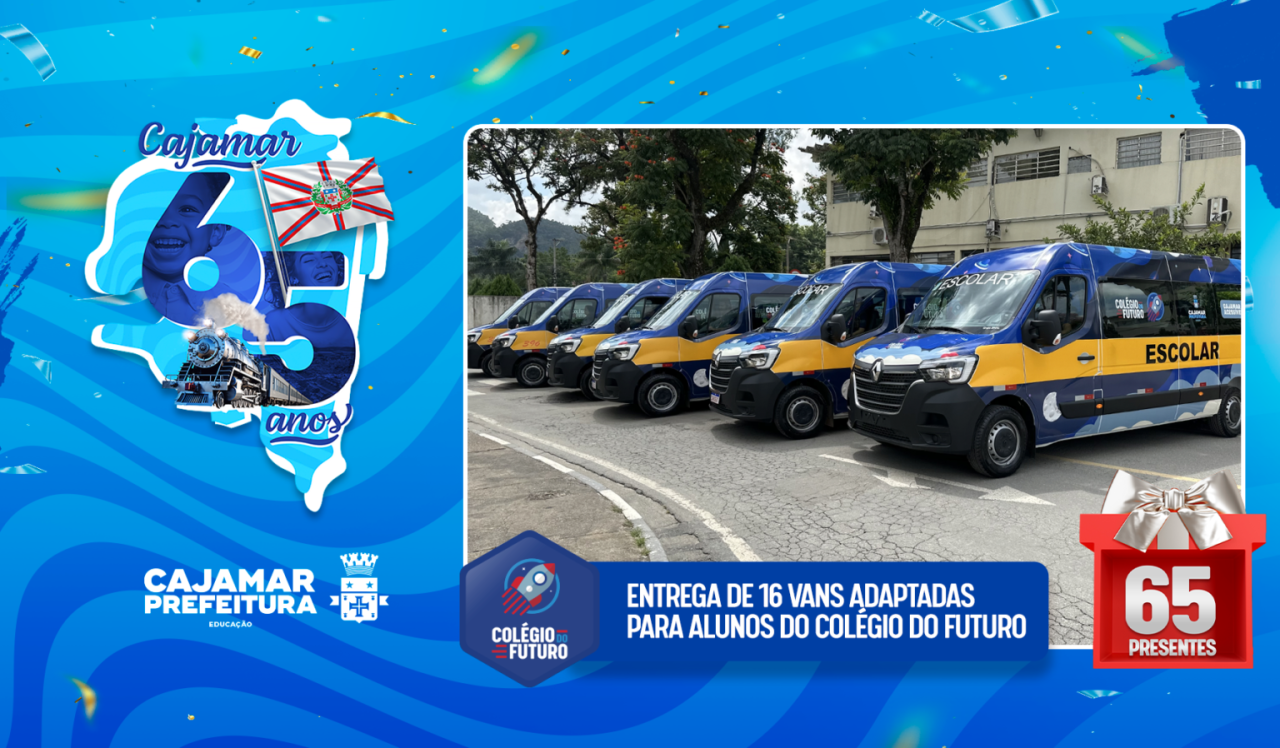 ENTREGA DE 16 VANS ADAPTADAS – COLÉGIO DO FUTURO!