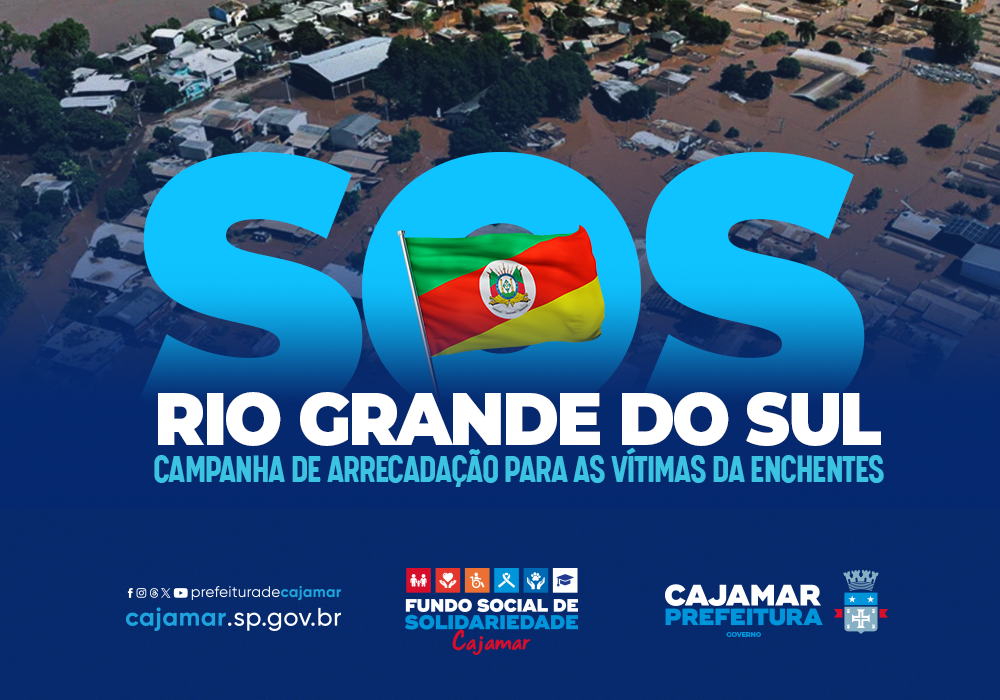 Prefeitura inicia campanha de arrecadação para ajudar as famílias do Rio Grande do Sul