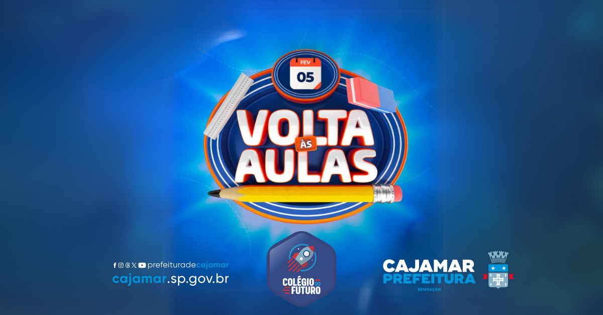 Cajamar se prepara para a volta às aulas no dia 5 de fevereiro de 2025