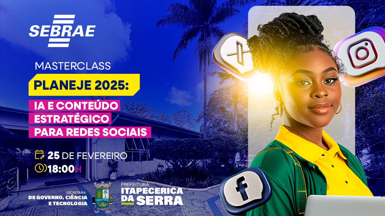 Prefeitura proporciona Masterclass voltada a empreendedores