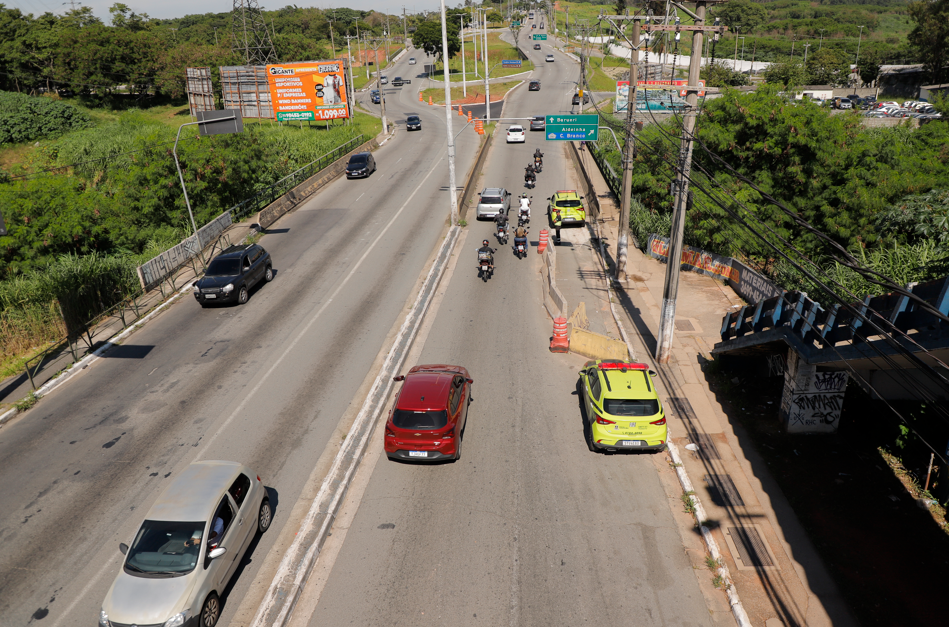 Semurb monitora trânsito para obras de reparos em ponte entre Barueri e Carapicuiba