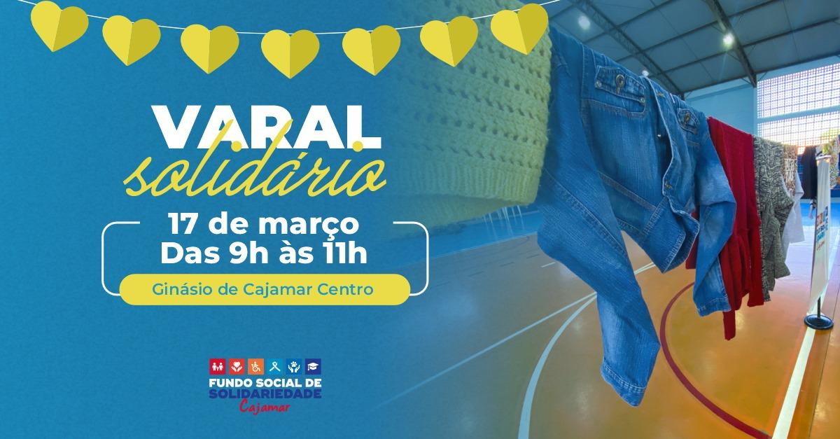 Fundo Social promove edição do Varal Solidário em Cajamar Centro