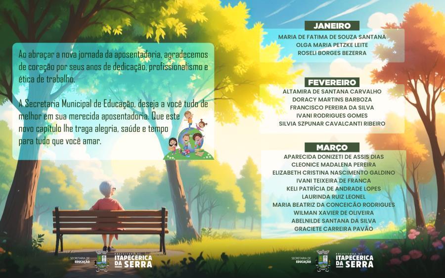 Homenagem da Secretaria de Educação aos aposentados em 2025