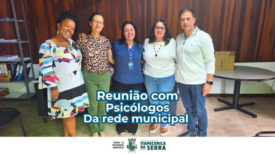 Autarquia de Saúde realiza encontro com psicólogos para fortalecer a rede de saúde mental