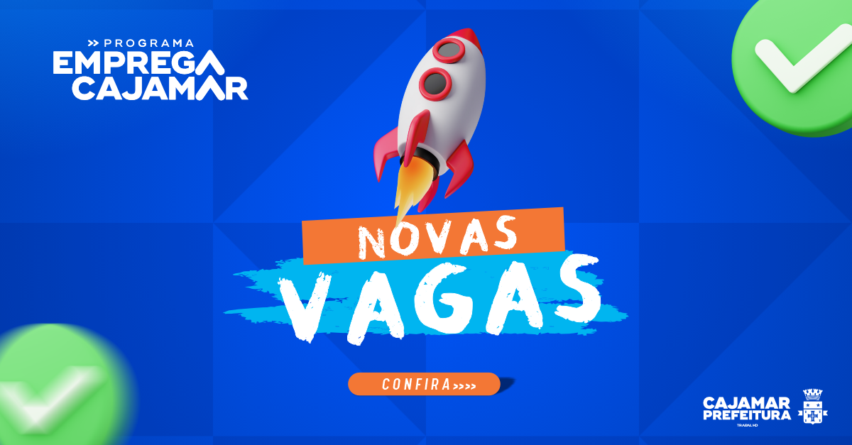 Oportunidade de emprego: confira as vagas disponíveis em Cajamar