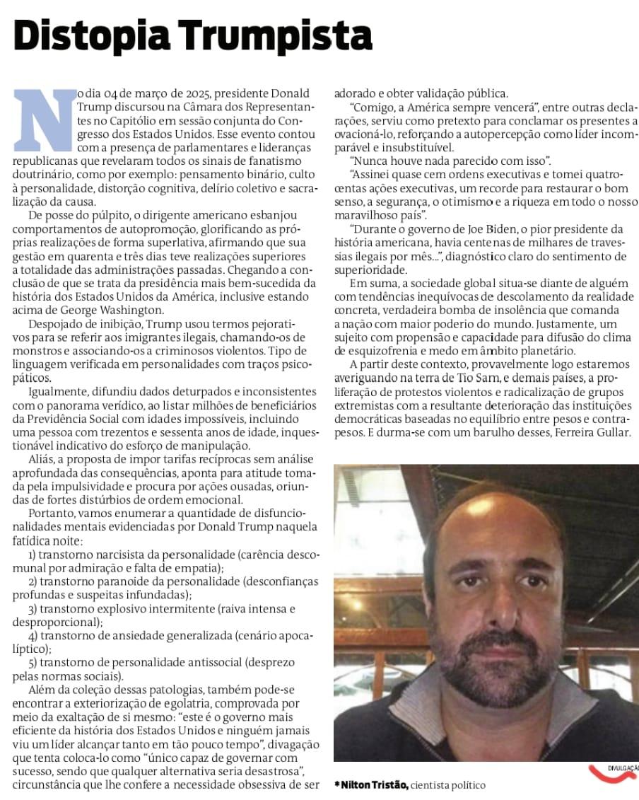 Tendência eleitoral para o fim dos tempos