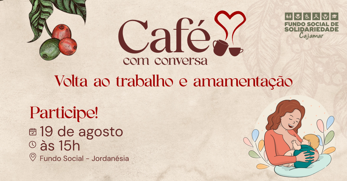Café com Conversa aborda “Volta ao trabalho e amamentação” em nova edição