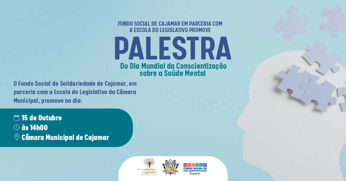 Fundo Social promove palestra do Dia Mundial da Conscientização sobre a Saúde Mental