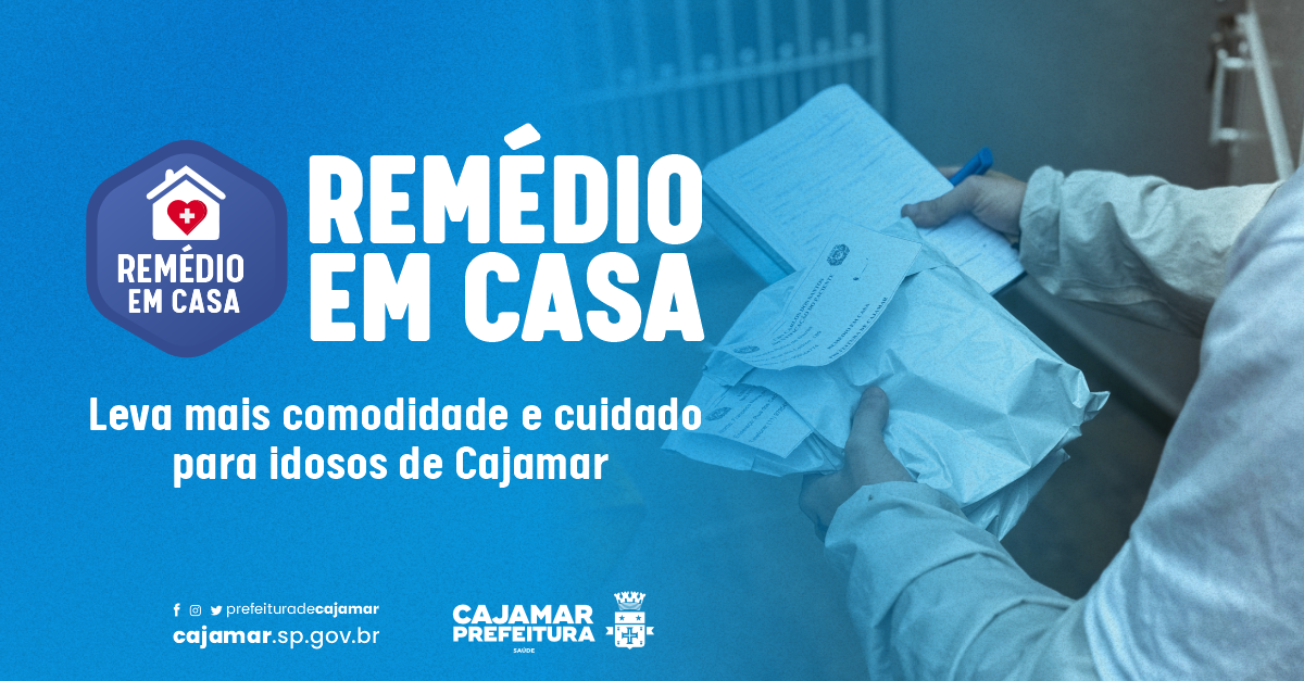 “Remédio em Casa” leva mais comodidade e cuidado para idosos de Cajamar
