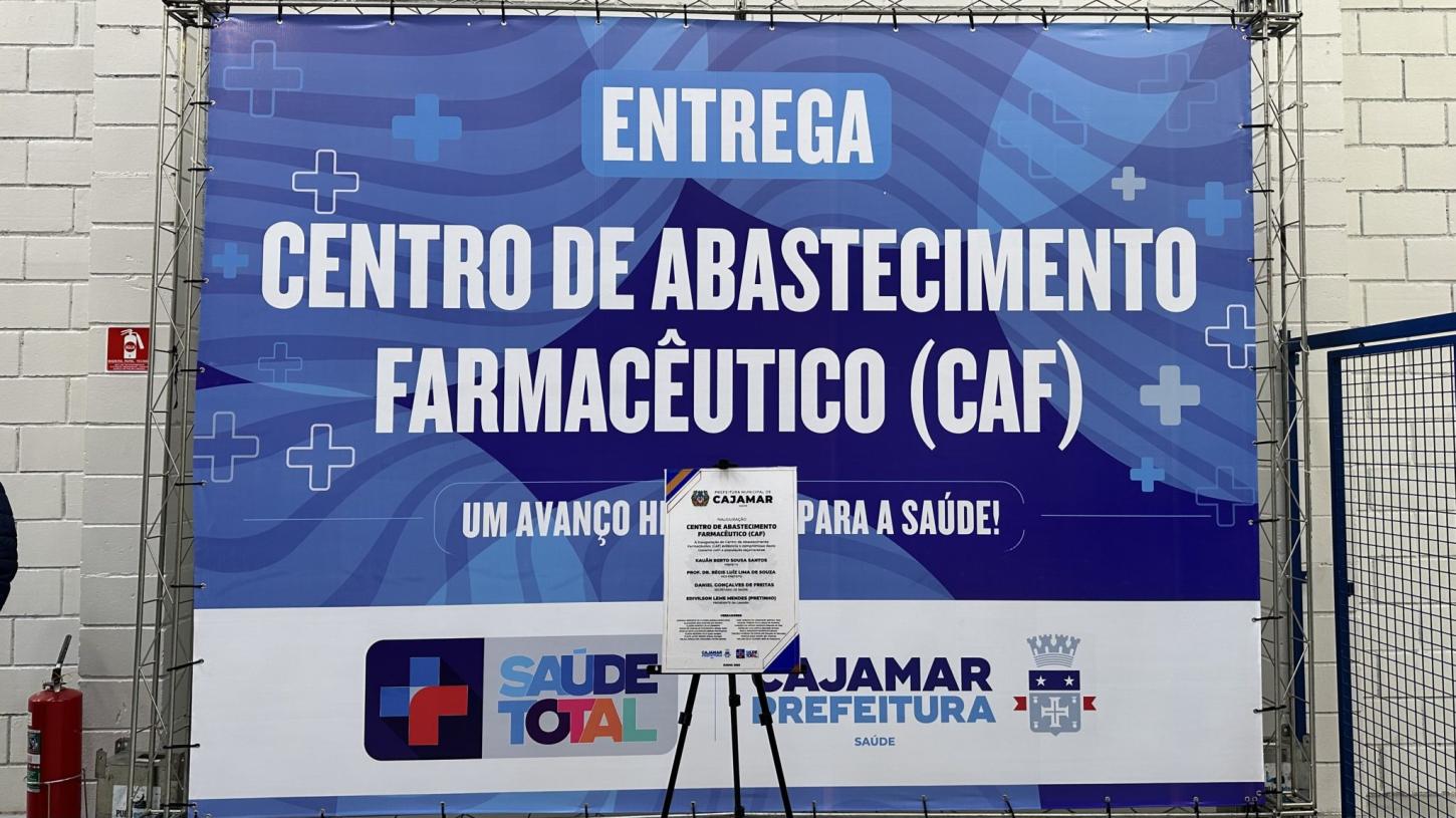 Prefeitura de Cajamar entrega Centro de Abastecimento Farmacêutico e Almoxarifado Geral da Saúde