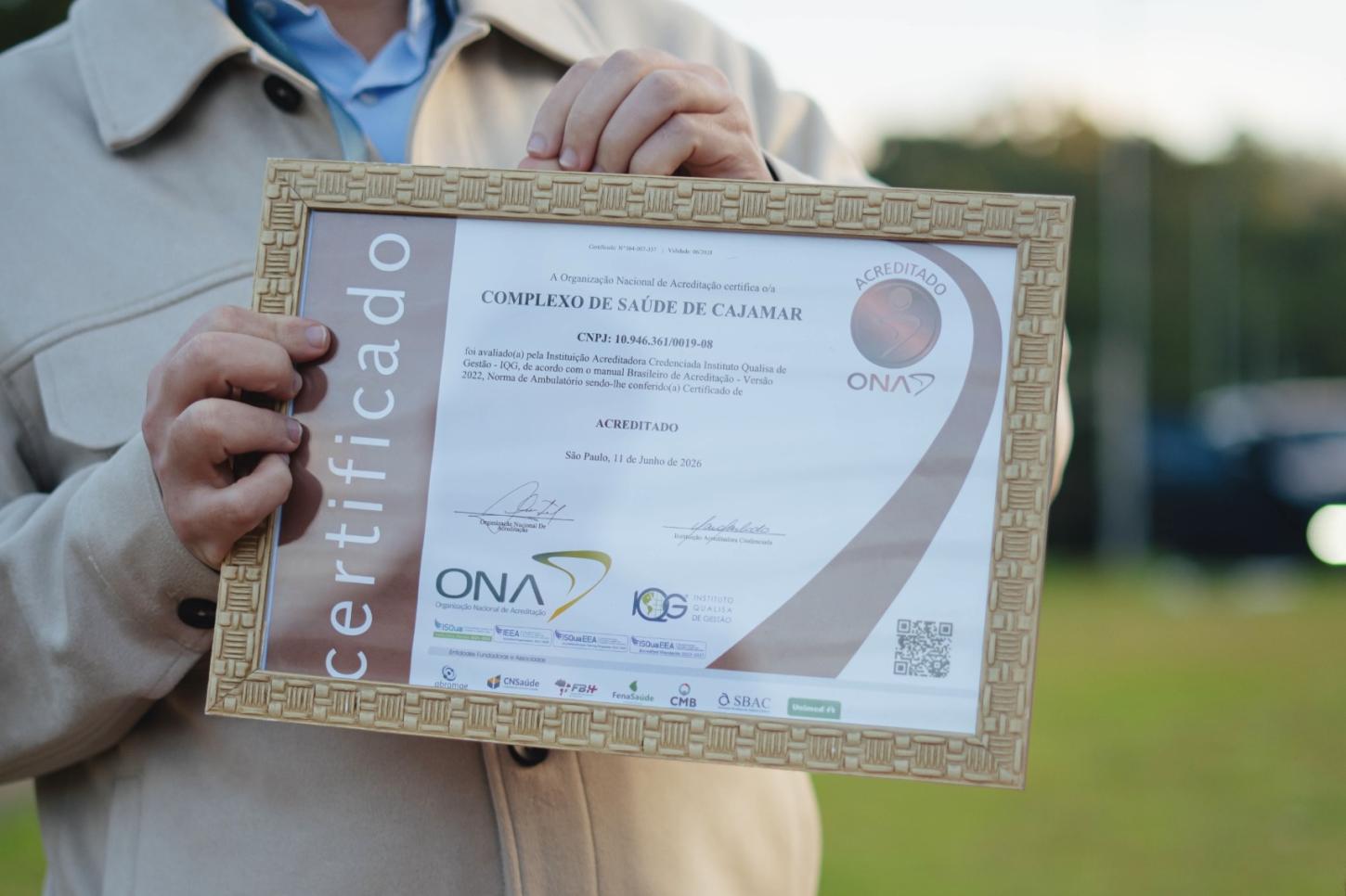 Saúde de Cajamar conquista certificação com reconhecimento internacional