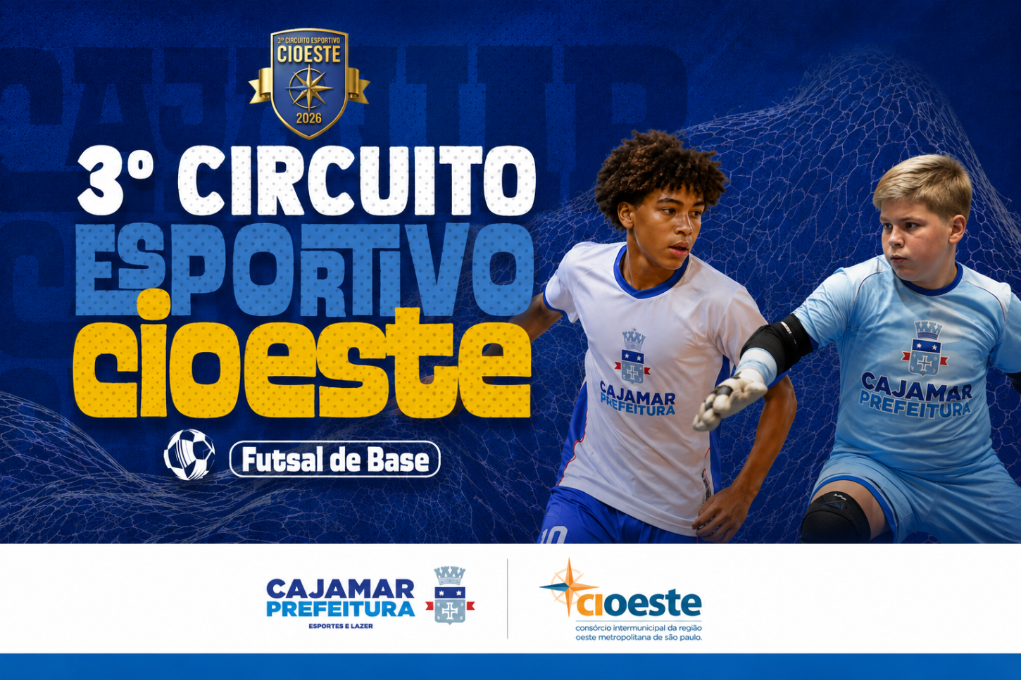 Cajamar recebe abertura do 3º Circuito Esportivo Cioeste de futsal de base