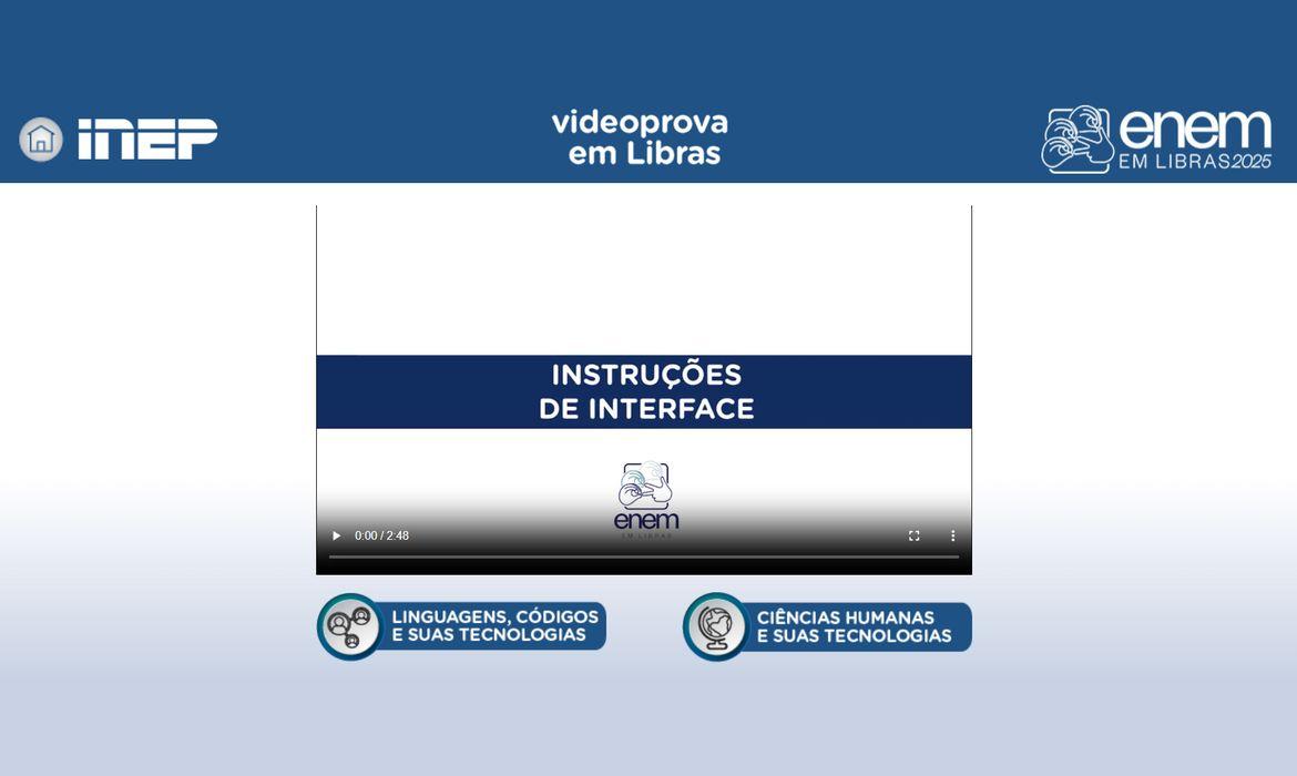 Plataforma Enem Libras ganha atualização com provas de 2017 a 2025